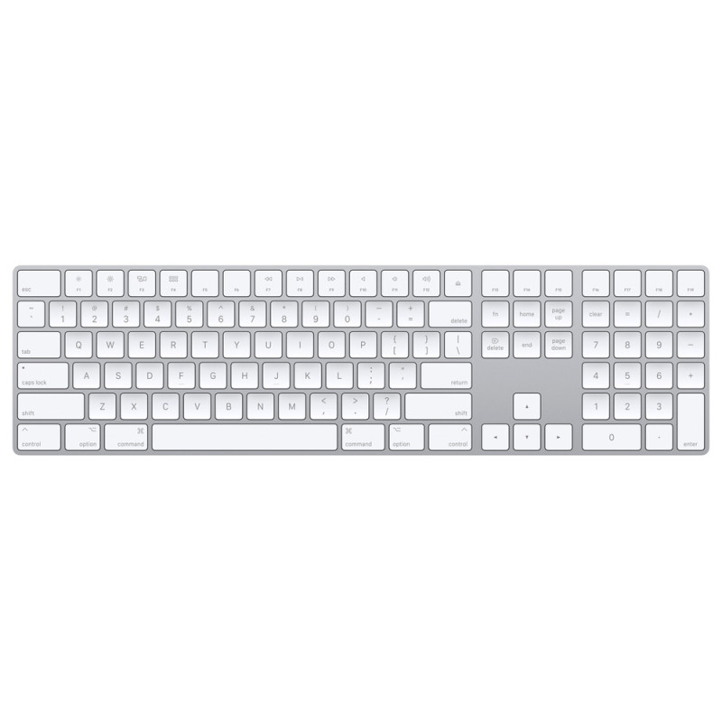 Magic Keyboard with Numeric Keypad - US English - Silver