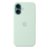 iPhone 16 Silicone Case with MagSafe - Aquamarine