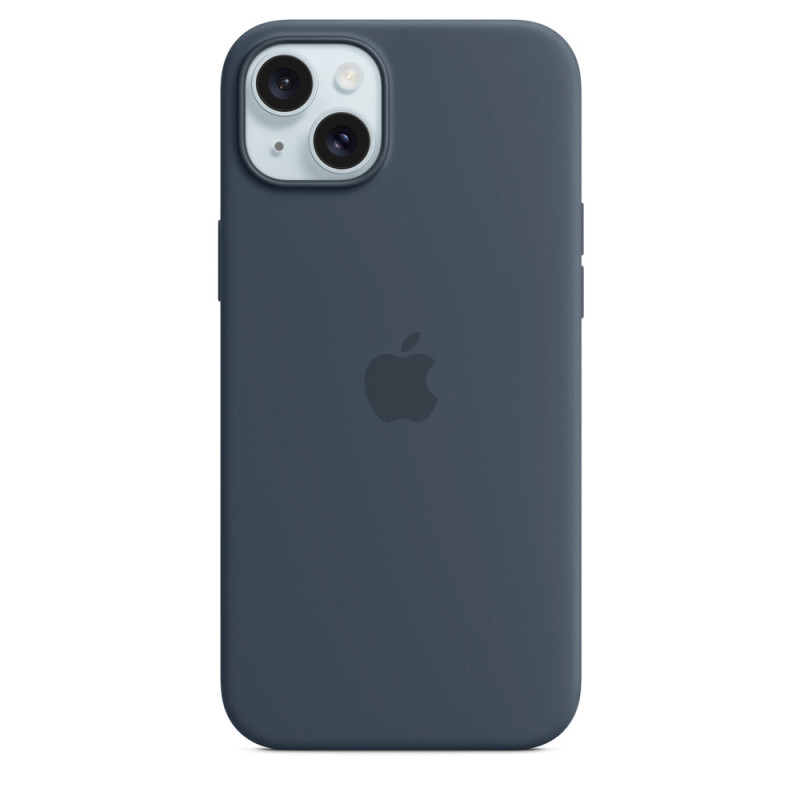 iPhone 15 Plus Silicone Case with MagSafe - Storm Blue