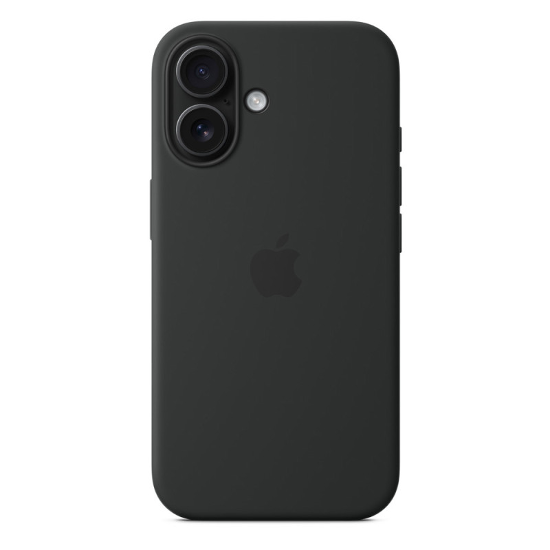 iPhone 16 Silicone Case with MagSafe - Black