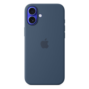 iPhone 16 Plus Silicone Case with MagSafe - Denim