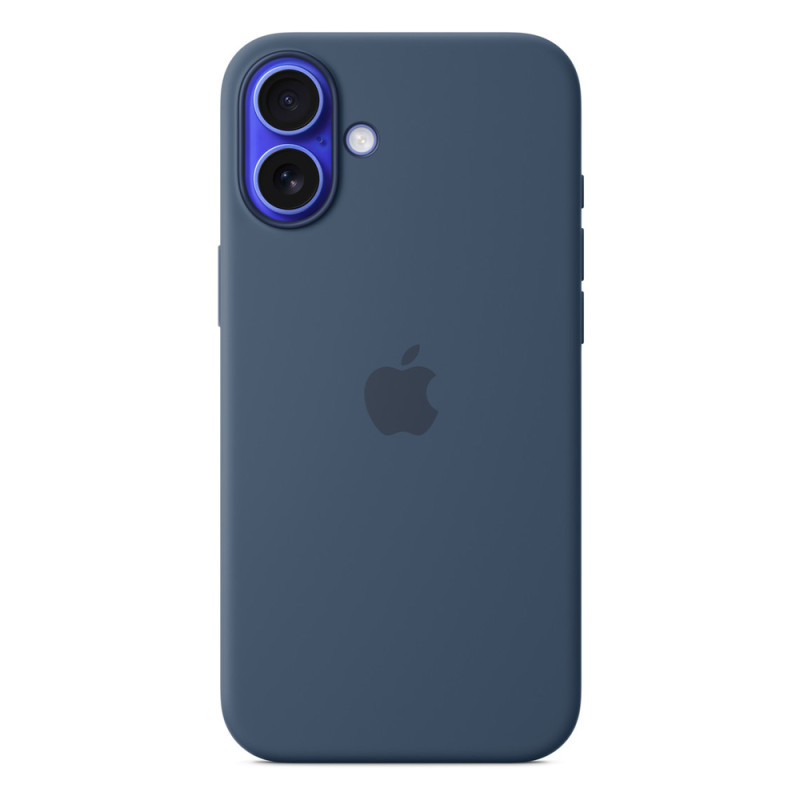 iPhone 16 Plus Silicone Case with MagSafe - Denim