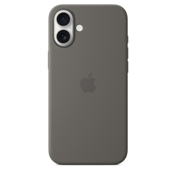 iPhone 16 Plus Silicone Case with MagSafe - Stone Gray