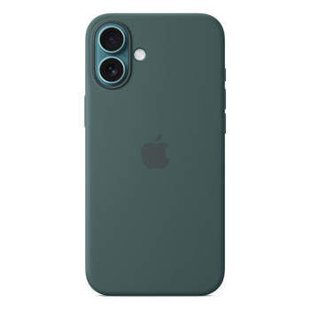 iPhone 16 Plus Silicone Case with MagSafe - Lake Green