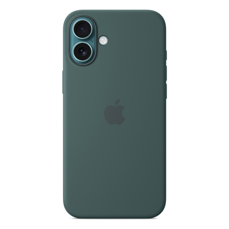 iPhone 16 Plus Silicone Case with MagSafe - Lake Green