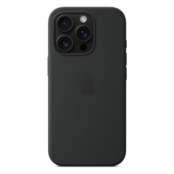 iPhone 16 Pro Silicone Case with MagSafe - Black