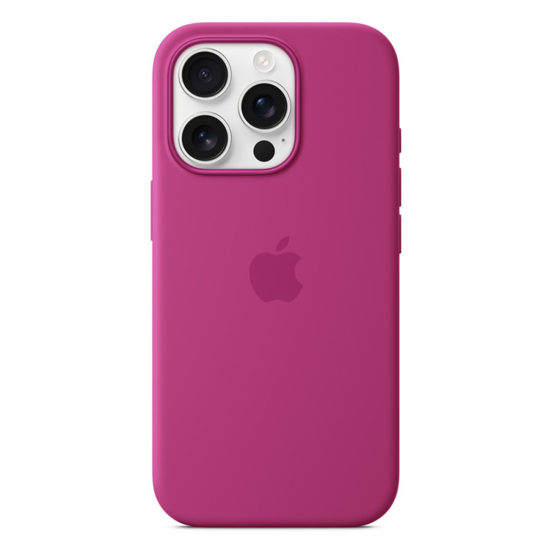 iPhone 16 Pro Silicone Case with MagSafe - Fuchsia