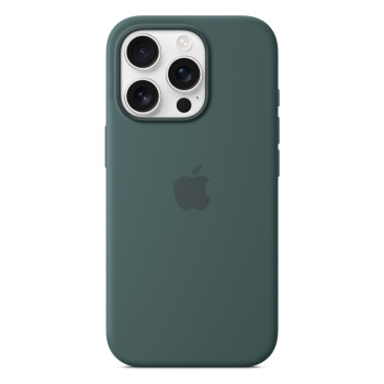 iPhone 16 Pro Silicone Case with MagSafe - Lake Green