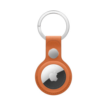 AirTag FineWoven Key Ring - Fox Orange
