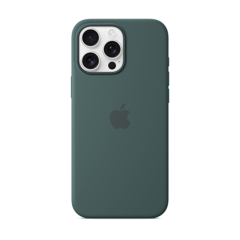 iPhone 16 Pro Max Silicone Case with MagSafe - Lake Green