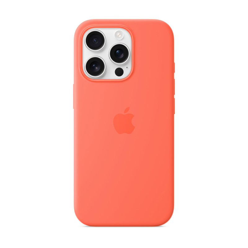 iPhone 16 Pro Silicone Case with MagSafe - Tangerine