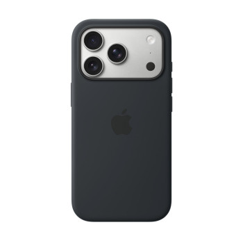 iPhone 17 Pro Silicone Case with MagSafe – Black