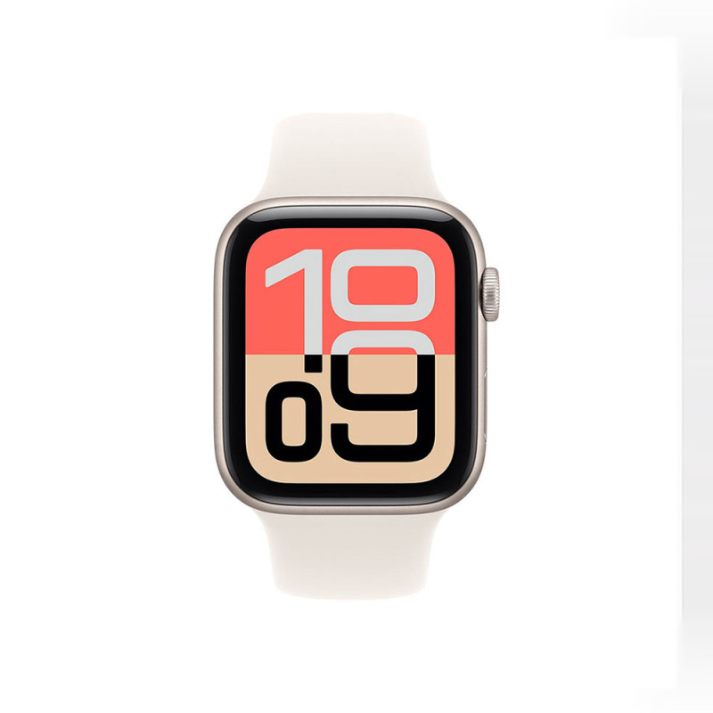 Apple Watch SE 3 GPS 40mm Starlight Aluminum Case with Starlight Sport Band - S/M