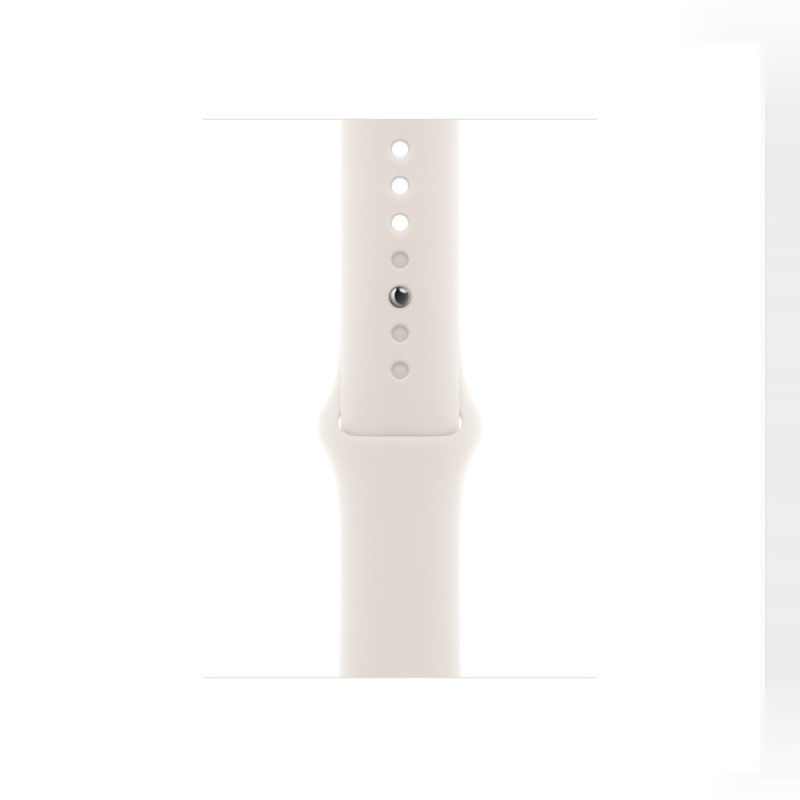 Apple Watch SE 3 GPS 40mm Starlight Aluminum Case with Starlight Sport Band - S/M