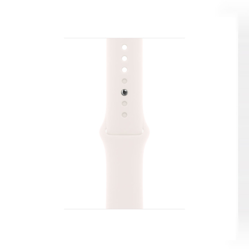 Apple Watch Series 11 GPS 46mm Rose Gold Aluminum Case with Light Blush Sport Band - S/M