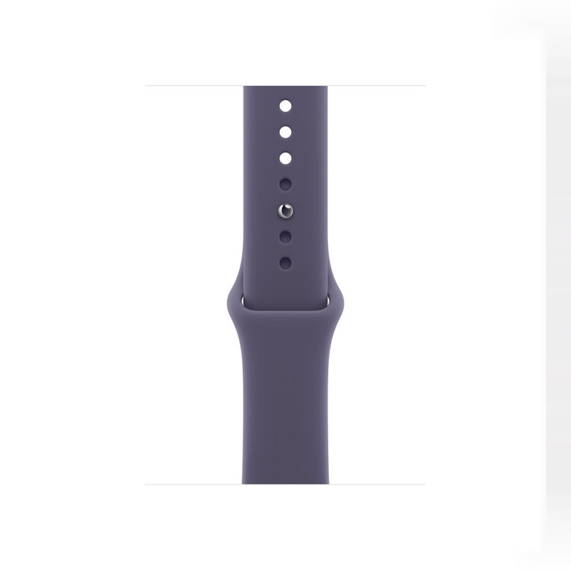 Apple Watch Series 11 GPS 46mm Silver Aluminum Case with Purple Fog Sport Band - M/L