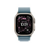 Apple Watch Ultra 3 GPS + Cellular 49mm Natural Titanium Case with Light Blue Alpine Loop - Small