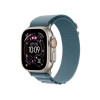 Apple Watch Ultra 3 GPS + Cellular 49mm Natural Titanium Case with Light Blue Alpine Loop - Medium