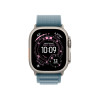 Apple Watch Ultra 3 GPS + Cellular 49mm Natural Titanium Case with Light Blue Alpine Loop - Medium