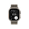 Apple Watch Ultra 3 GPS + Cellular 49mm Natural Titanium Case with Natural Titanium Milanese Loop - Large