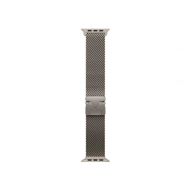 Apple Watch Ultra 3 GPS + Cellular 49mm Natural Titanium Case with Natural Titanium Milanese Loop - Large