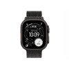 Apple Watch Ultra 3 GPS + Cellular 49mm Black Titanium Case with Black Titanium Milanese Loop - Small