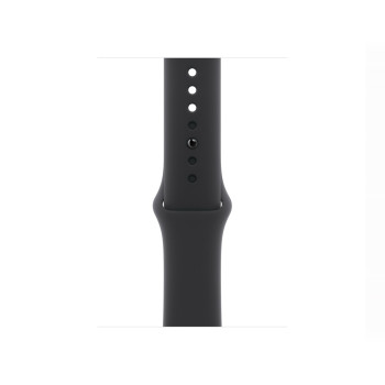 Apple Watch Series 11 GPS + Cellular 42mm Slate Titanium Case with Black Sport Band - M/L