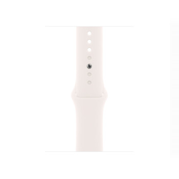 Apple Watch Series 11 GPS + Cellular 42mm Gold Titanium Case with Light Blush Sport Band - M/L