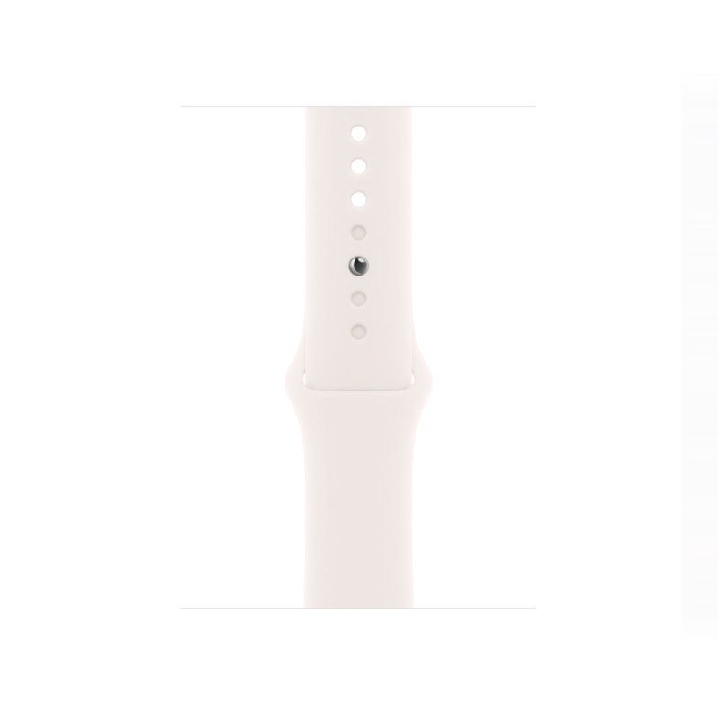 Apple Watch Series 11 GPS + Cellular 42mm Gold Titanium Case with Light Blush Sport Band - M/L