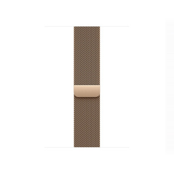 Apple Watch Series 11 GPS + Cellular 42mm Gold Titanium Case with Gold Milanese Loop