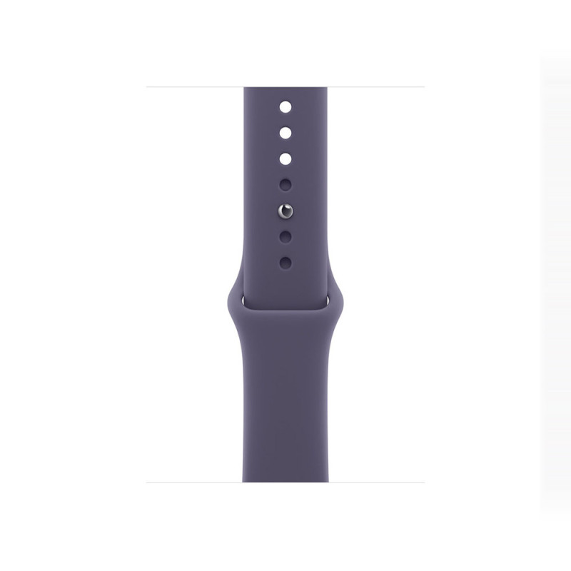 Apple Watch Series 11 GPS + Cellular 46mm Silver Aluminum Case with Purple Fog Sport Band - M/L