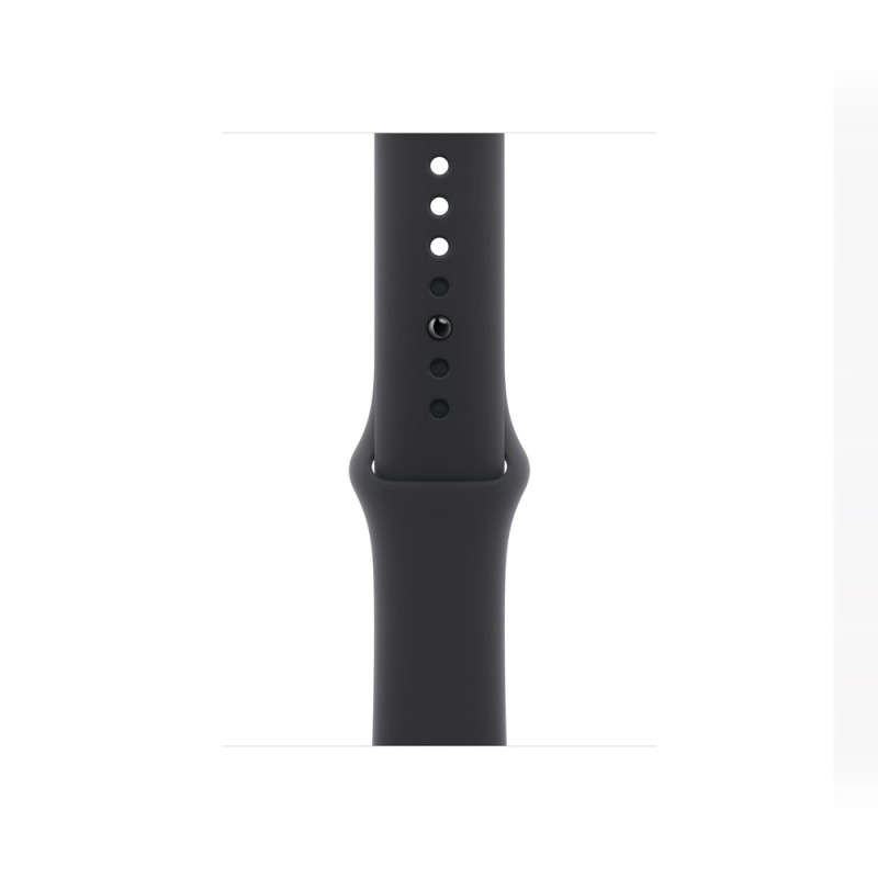 Apple Watch Series 11 GPS + Cellular 46mm Slate Titanium Case with Black Sport Band - M/L