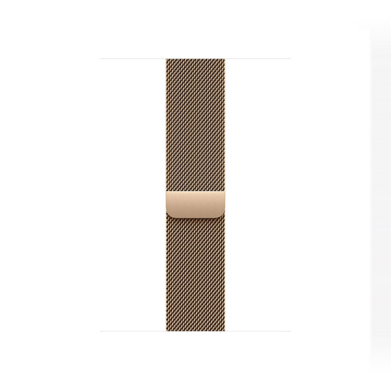Apple Watch Series 11 GPS + Cellular 46mm Gold Titanium Case with Gold Milanese Loop - M/L