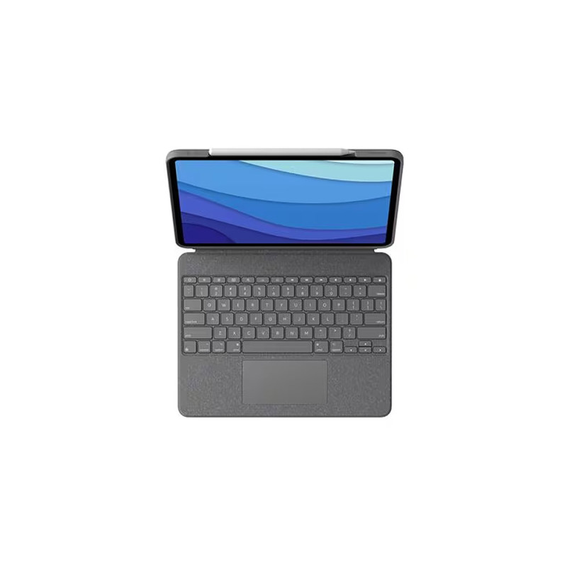 Logitech Combo Touch iPad pro 11 123G Keyb Case Backlit Trackpad OXF Gray