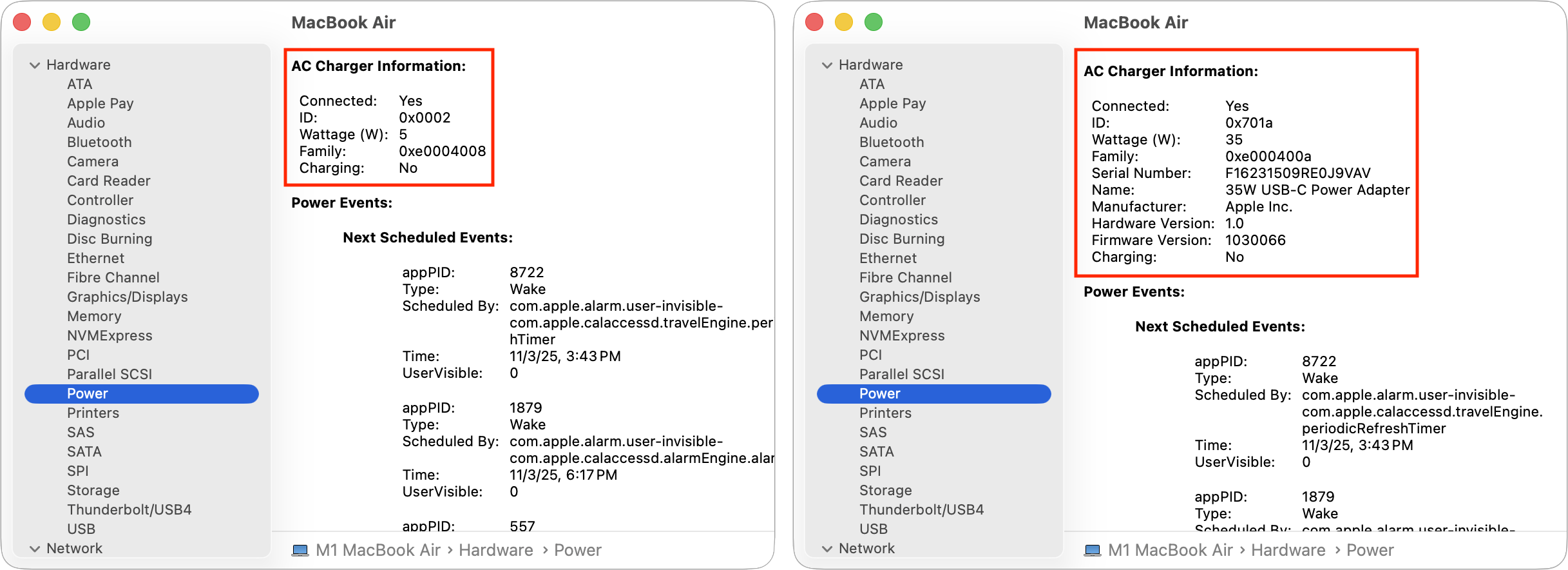 System Information Power