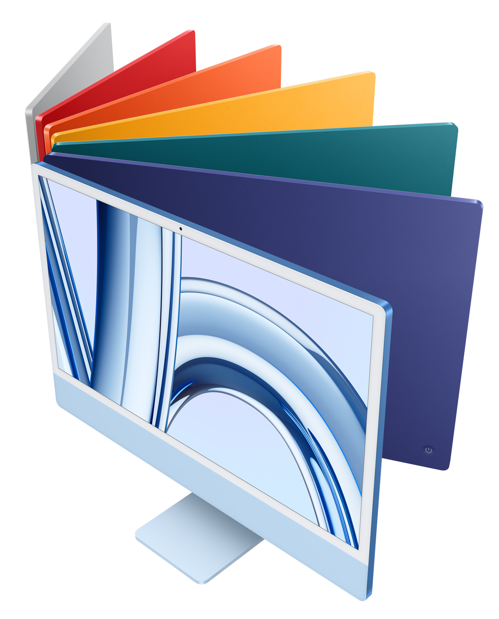 24-inch iMac with M3 Processor top view