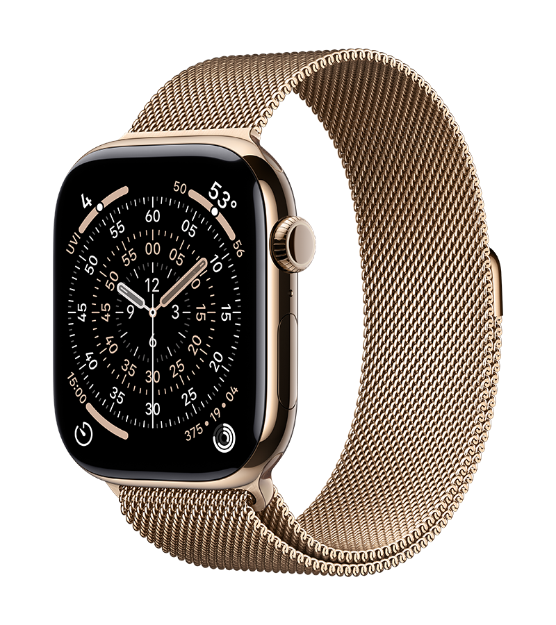 Watch Series 11 Gold Titanium Milanese Loop